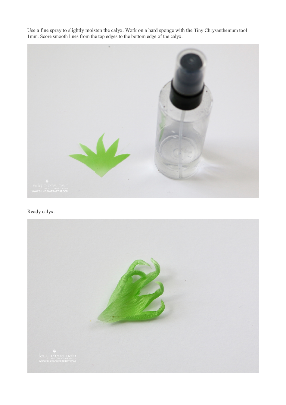 Silk Sweet Pea Hand-Craft Templates, Page 16