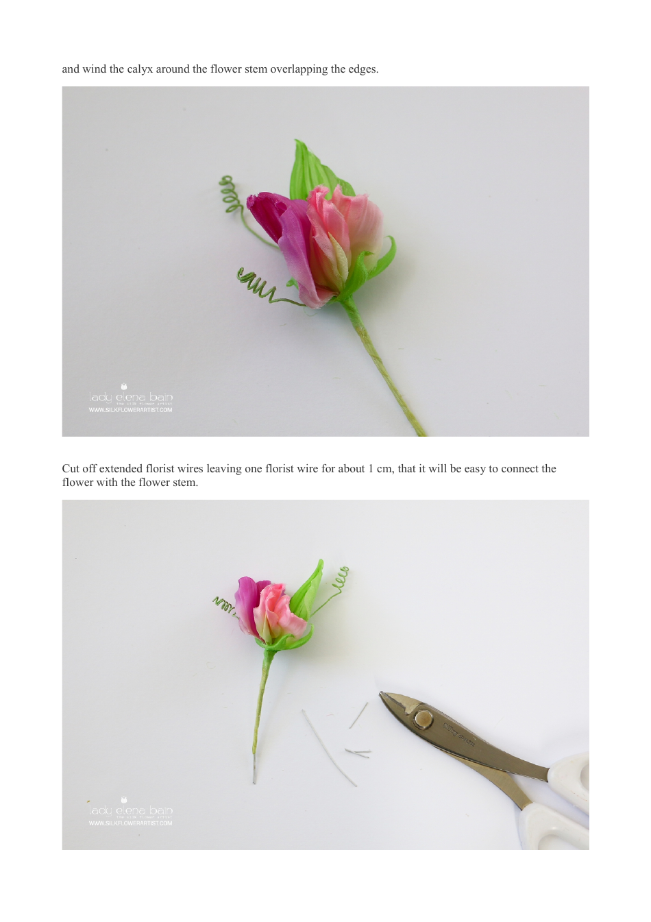 Silk Sweet Pea Hand-Craft Templates, Page 20