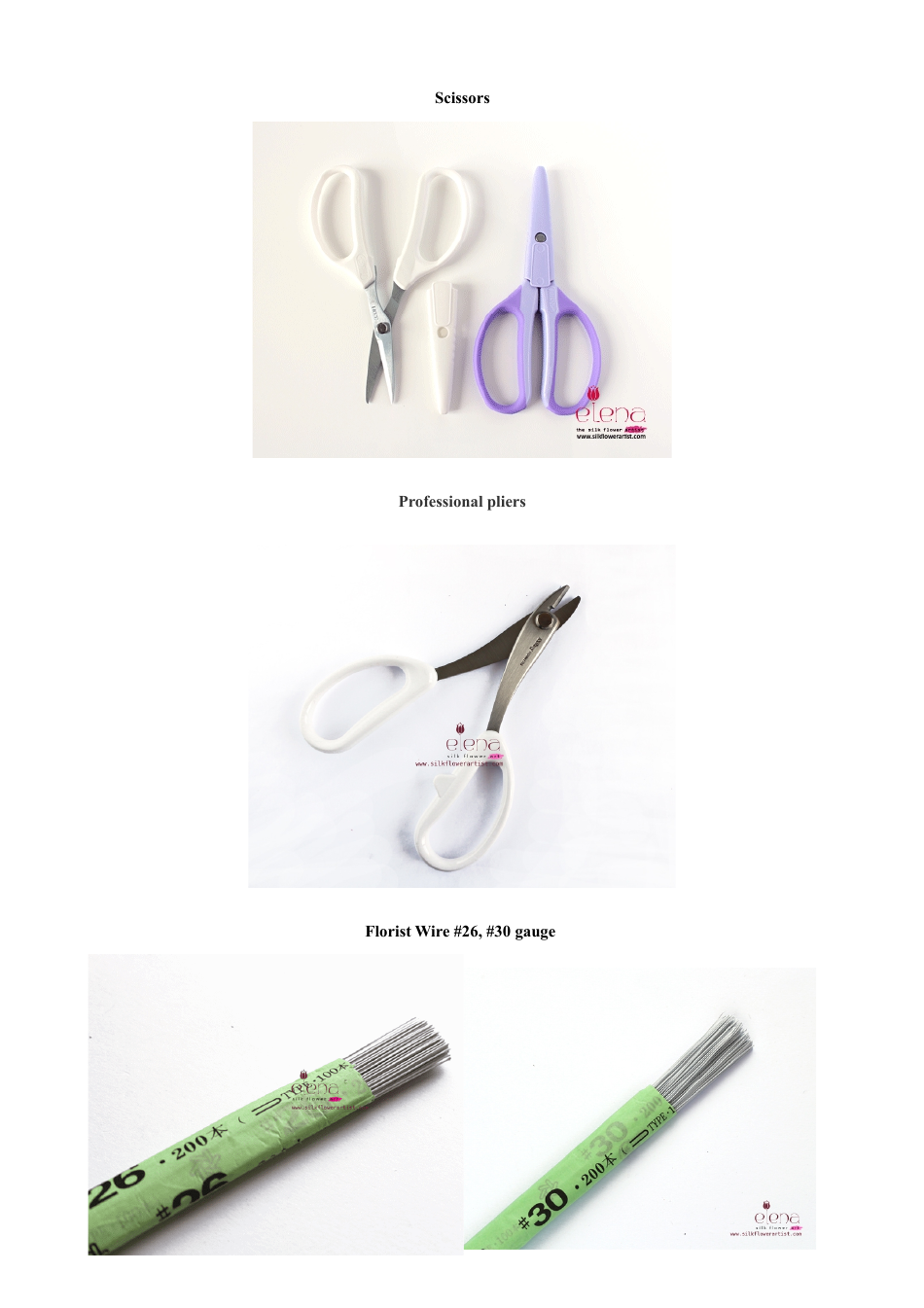 Silk Sweet Pea Hand-Craft Templates, Page 24