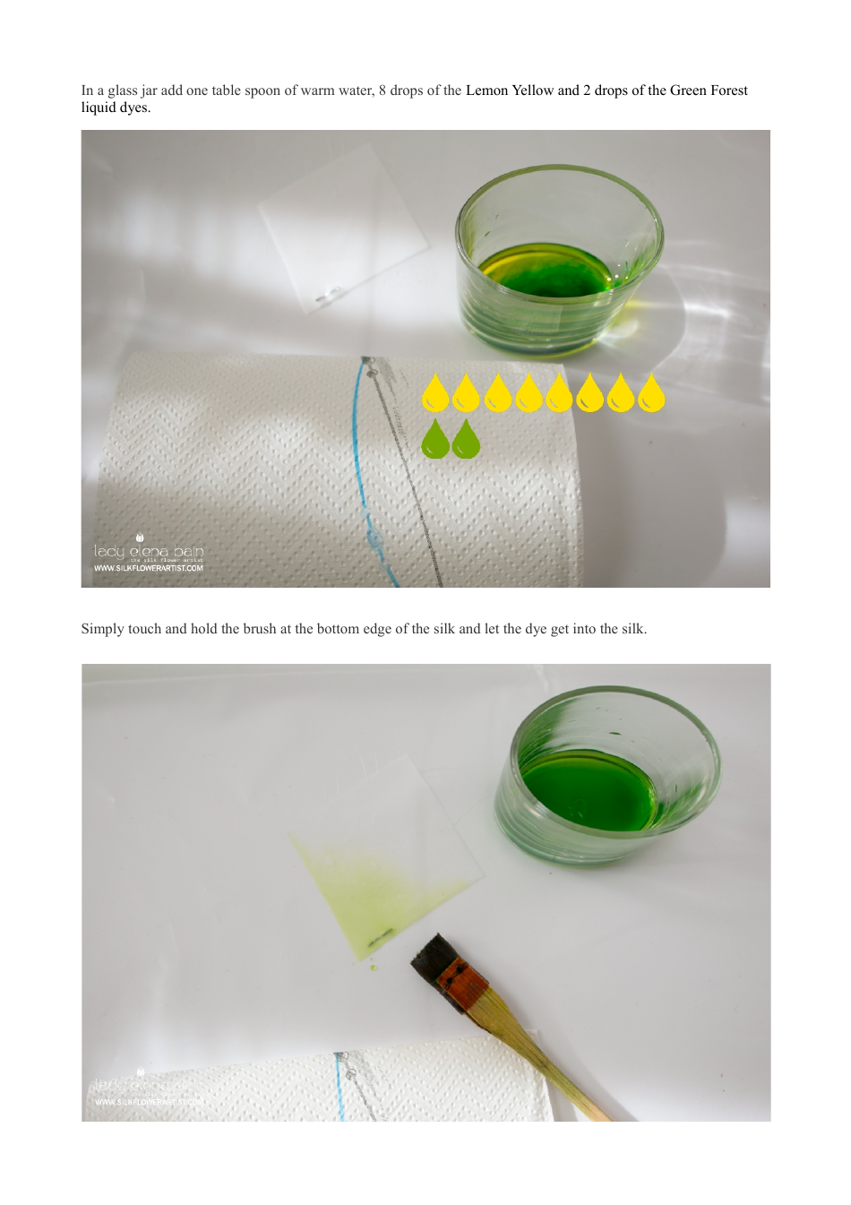 Silk Sweet Pea Hand-Craft Templates, Page 6