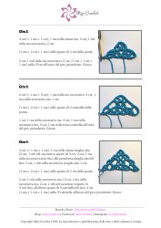 Tea Flower Crochet Pattern (Italian), Page 3