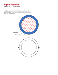 Document preview: 2.5" Round Button Template