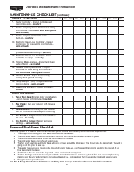 &quot;Maintenance Checklist Template - Evapco&quot;, Page 2