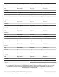 Form DR2324 Drive Time Log Sheet - Colorado, Page 2