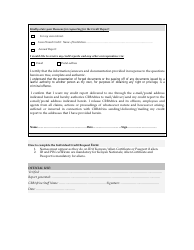 Individual Credit Report Request Form - Kenya, Page 2