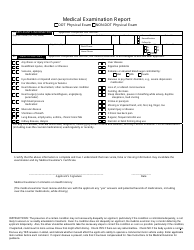 Medical Examination Report Template