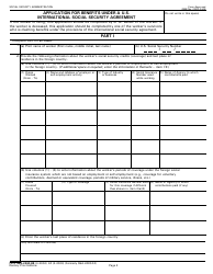 Form SSA-2490-BK Application for Benefits Under a U.S. International Social Security Agreement, Page 2