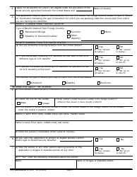 Form SSA-2490-BK Application for Benefits Under a U.S. International Social Security Agreement, Page 3