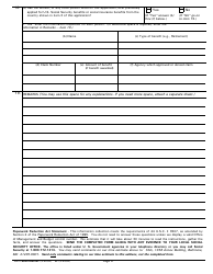 Form SSA-2490-BK Application for Benefits Under a U.S. International Social Security Agreement, Page 6