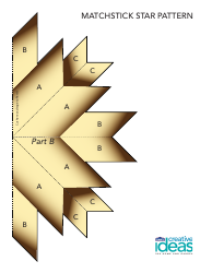 Matchstick Star Pattern Template, Page 2