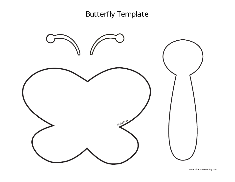 Butterfly Template Download Printable PDF Templateroller