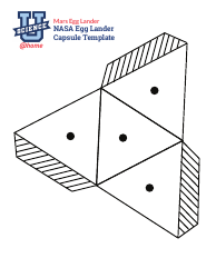 Paper NASA Egg Lander Capsule Template, Page 4