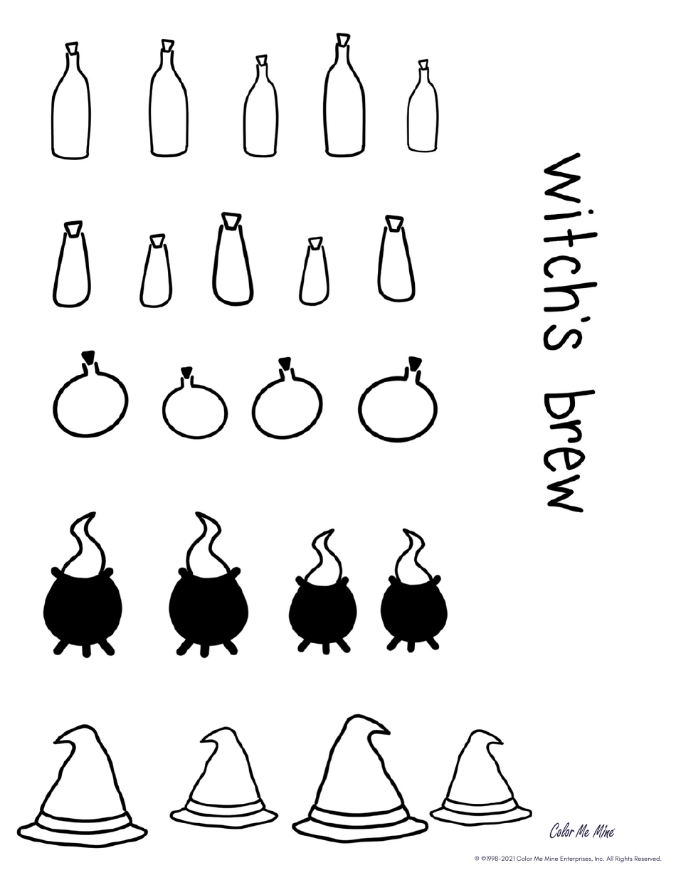Witchs Brew Pitcher Pattern Templates, Page 3