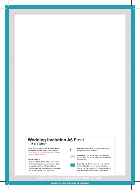 Wedding Invitation Template Preview