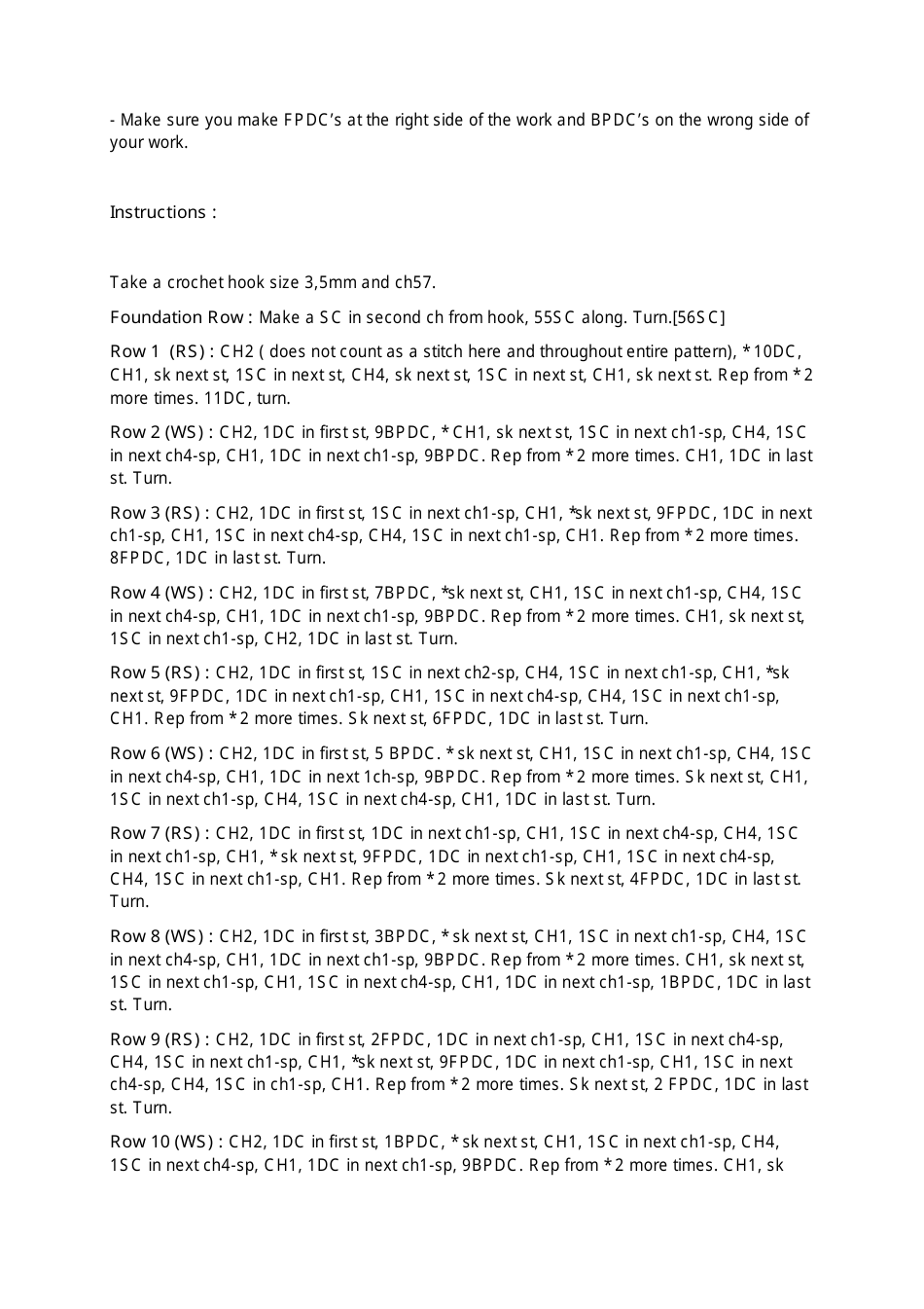 Dip Dye Piramid Shawl Crochet Pattern, Page 15