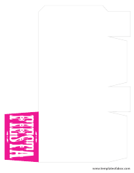 Document preview: Cinco De Mayo Favor Box Template - Pink