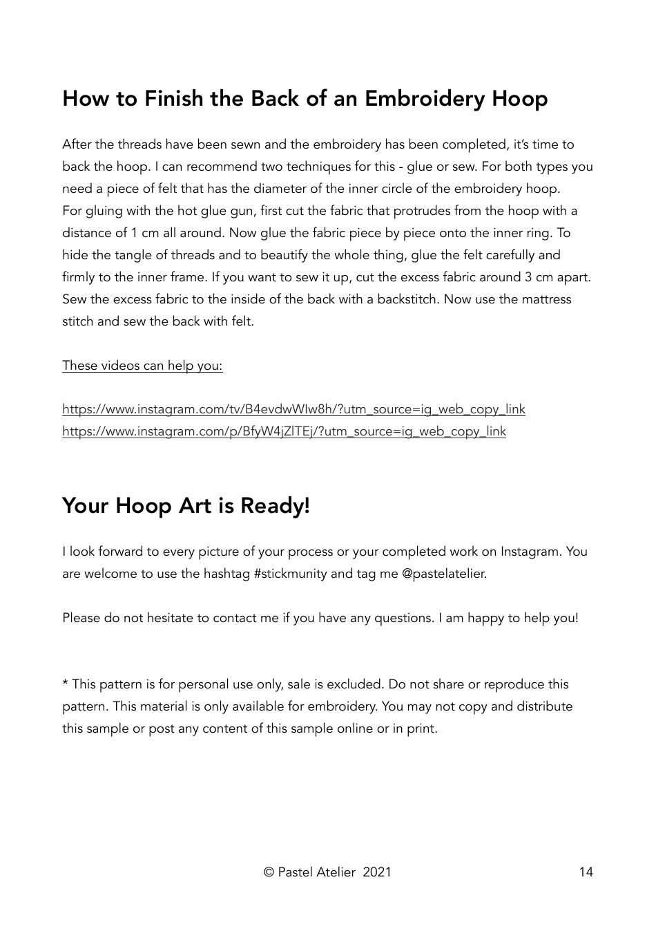 Spring Embroidery Pattern, Page 14