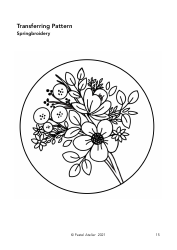 Spring Embroidery Pattern, Page 15