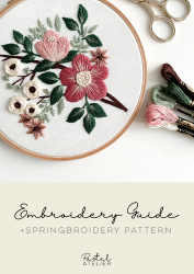 Spring Embroidery Pattern