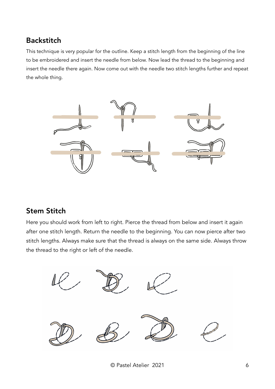 Spring Embroidery Pattern, Page 6