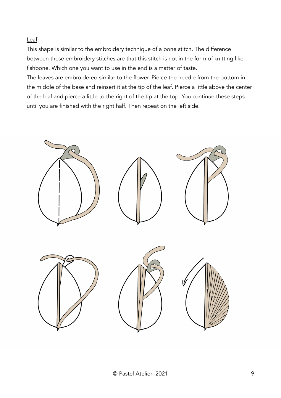 Spring Embroidery Pattern, Page 9