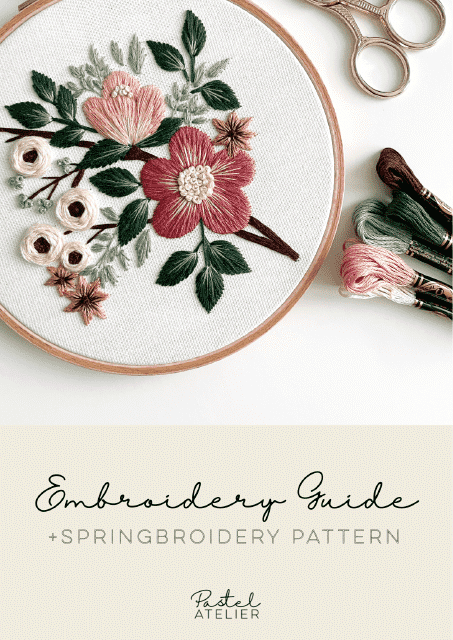 Spring Embroidery Pattern