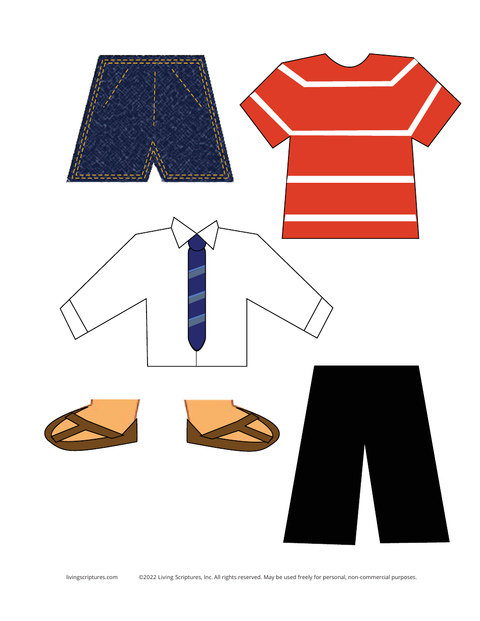 Boy and Girl Paper Doll Templates Download Printable PDF | Templateroller