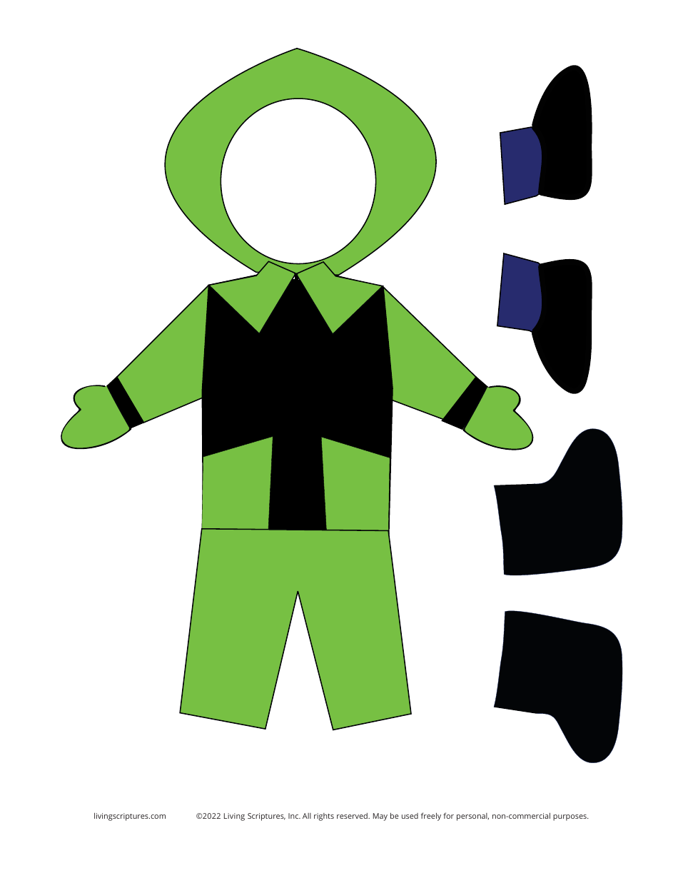 Boy and Girl Paper Doll Templates, Page 4