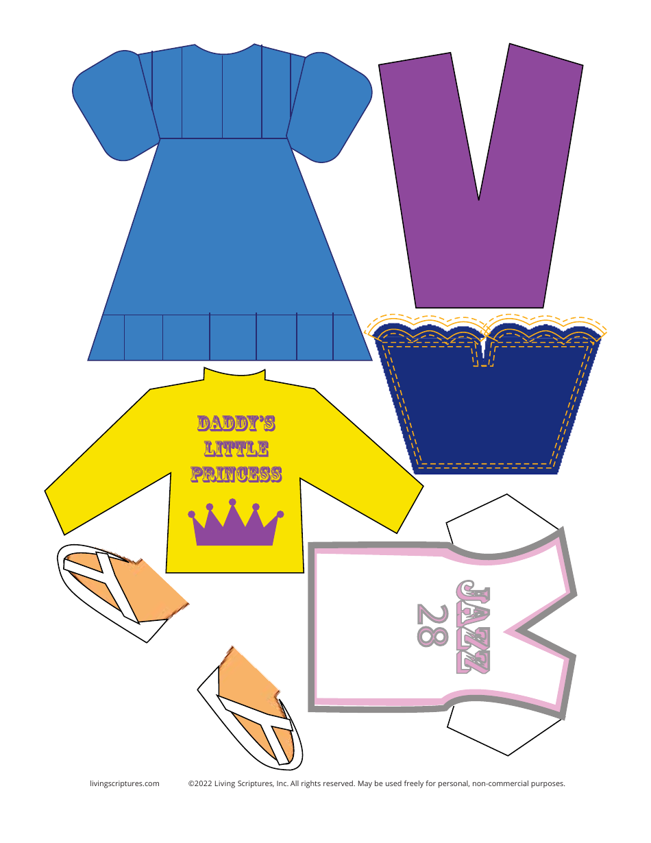 Boy and Girl Paper Doll Templates, Page 7