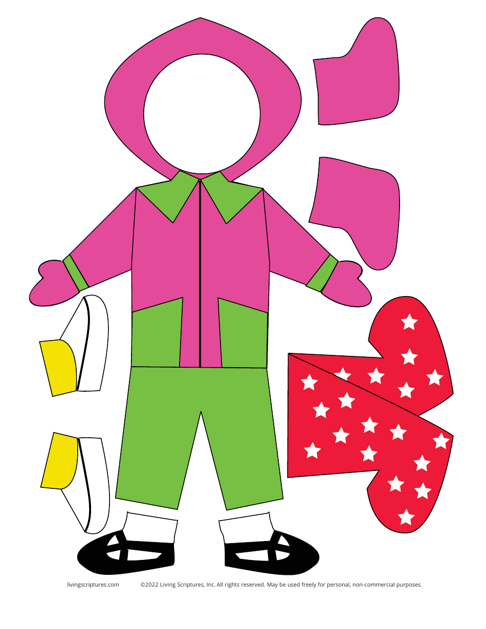 Boy and Girl Paper Doll Templates, Page 8