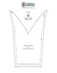 Document preview: Bunny Treat Bag Sewing Pattern Template