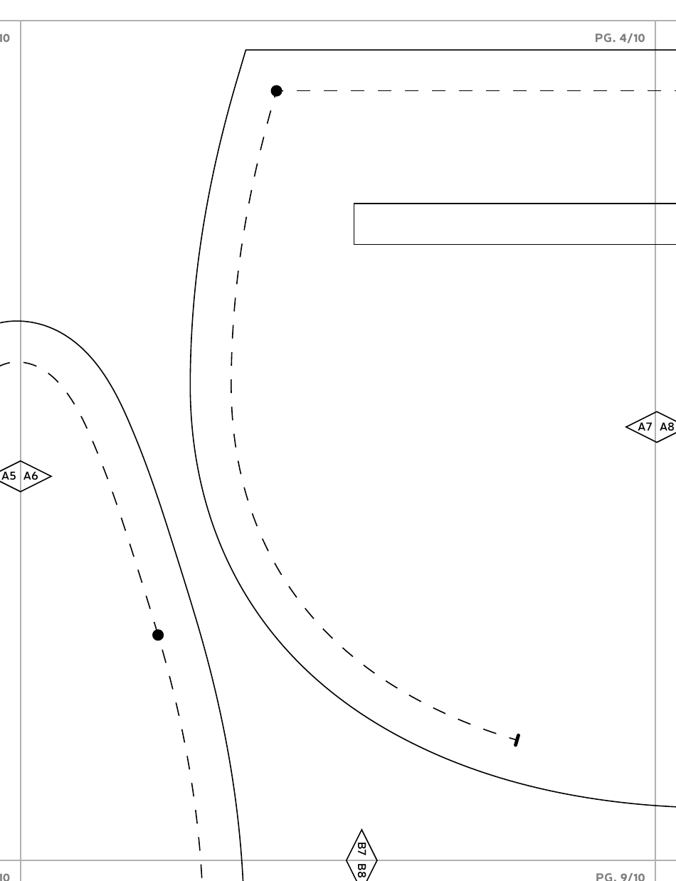 Kitty Purse Sewing Pattern Templates, Page 21