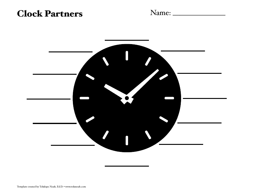 Clock Partners Templates Download Printable PDF Templateroller Clock Partners Templates Download Printable PDF Templateroller