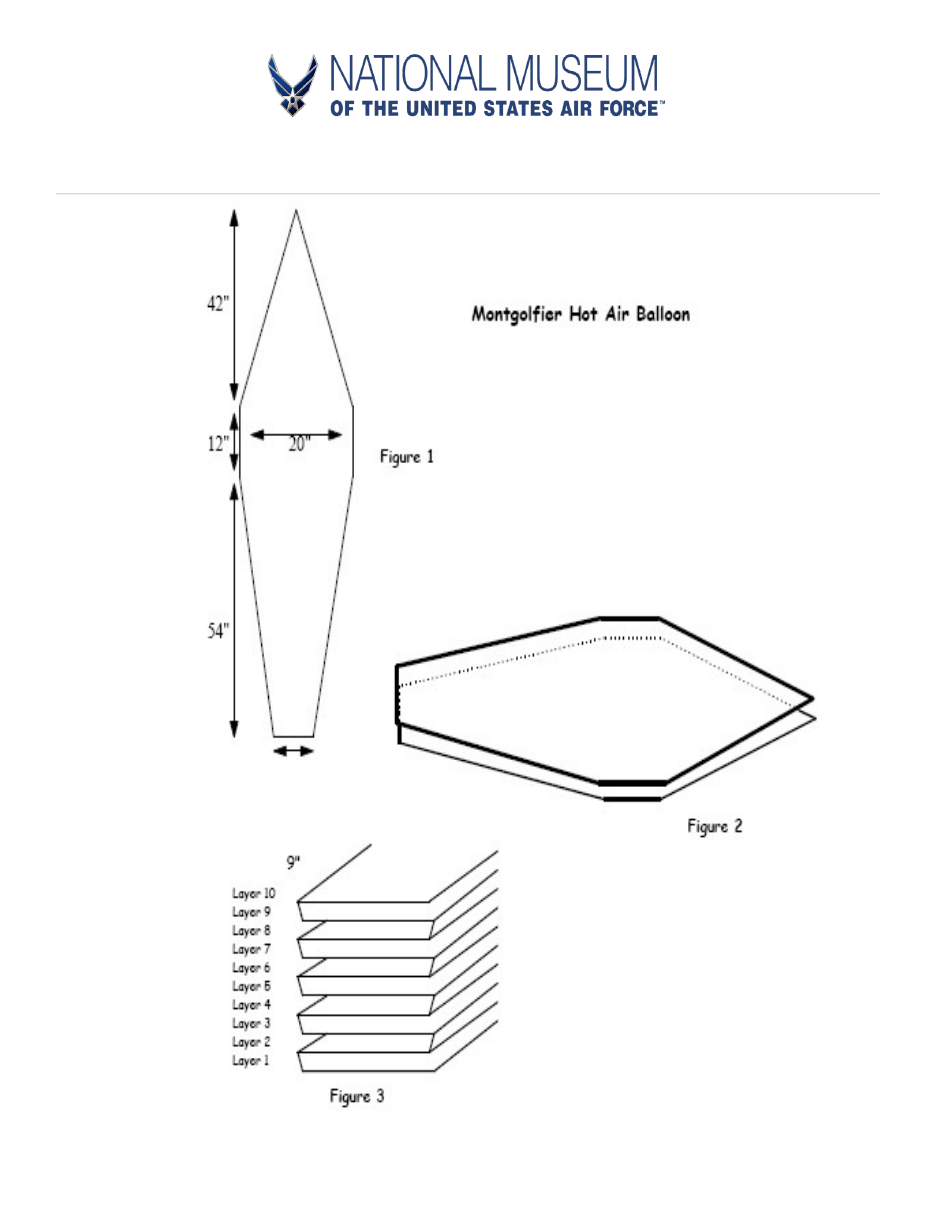 Montgolfier Hot Air Balloon Template, Page 5
