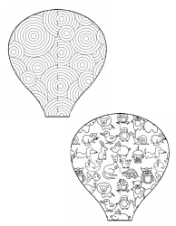 Hot Air Balloon Mobile Templates, Page 3