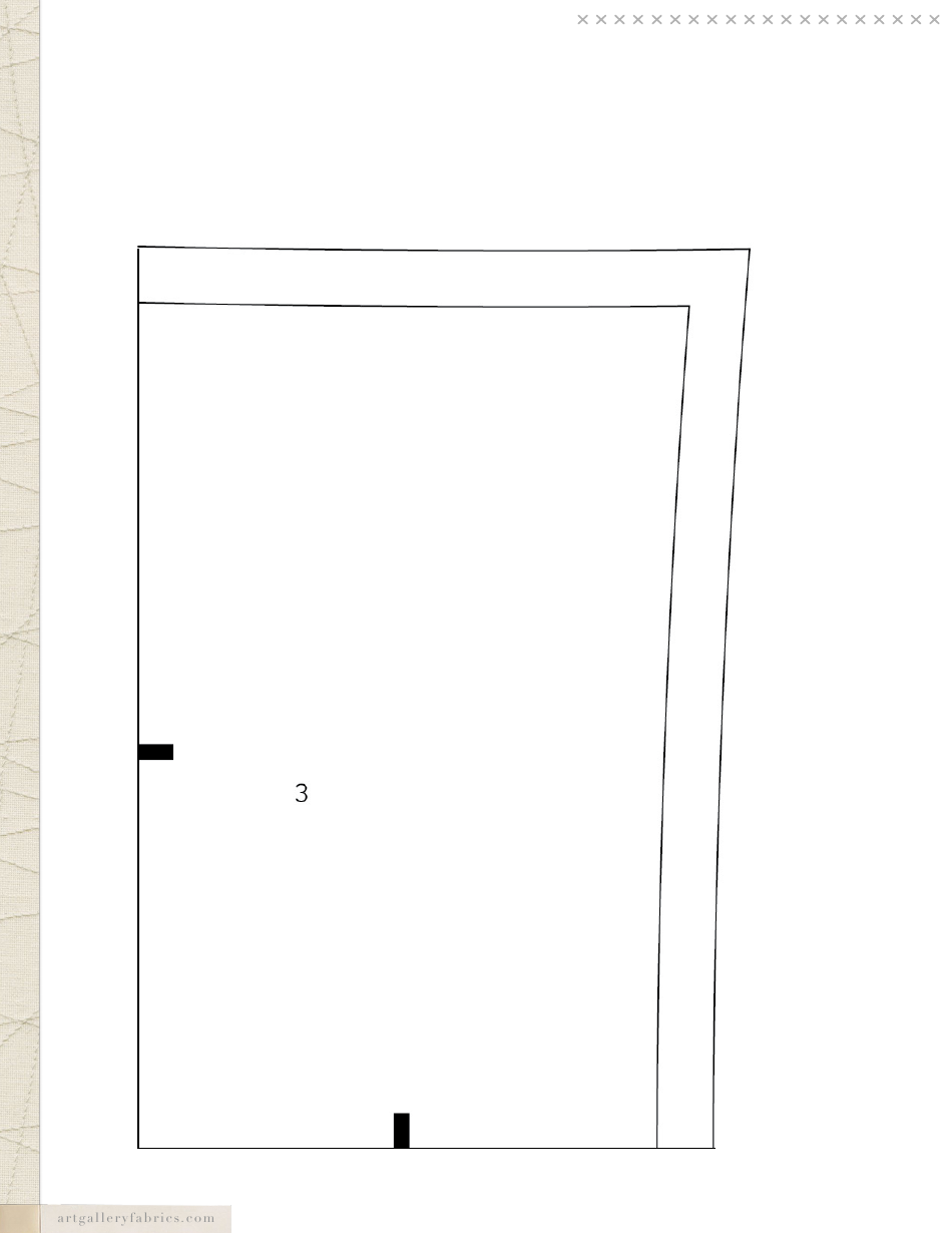 Alamo Tote Pattern Templates, Page 8