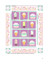 ICE Cream Quilt Pattern Templates, Page 11
