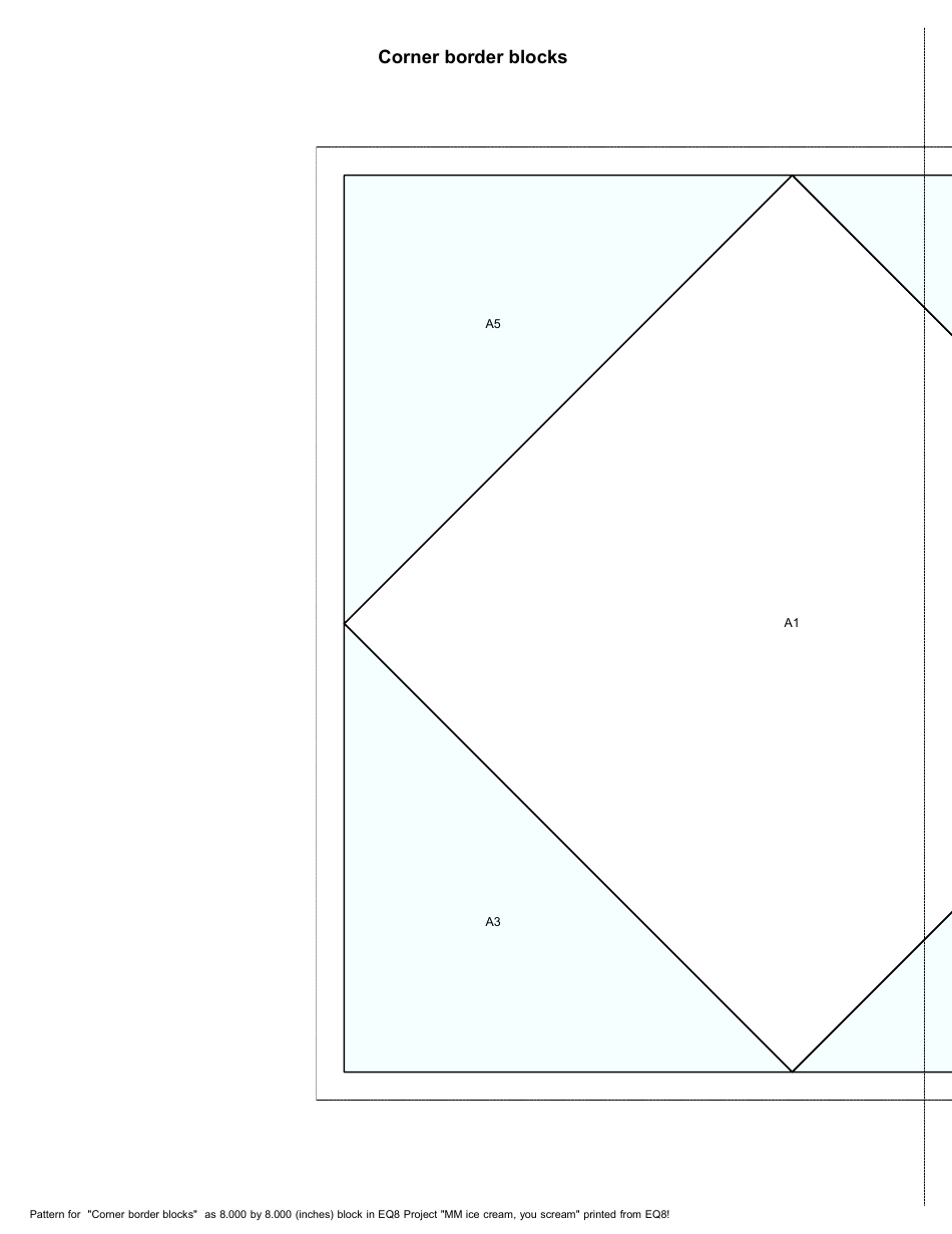 ICE Cream Quilt Pattern Templates, Page 25