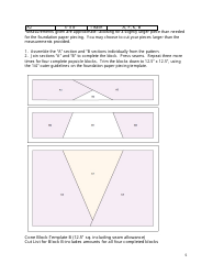 ICE Cream Quilt Pattern Templates, Page 6