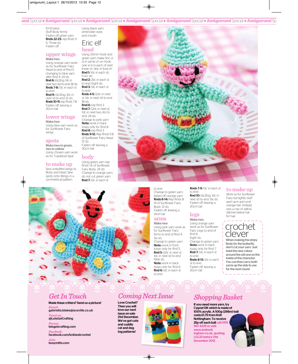 Cute Critter Amigurumi Crochet Patterns, Page 12