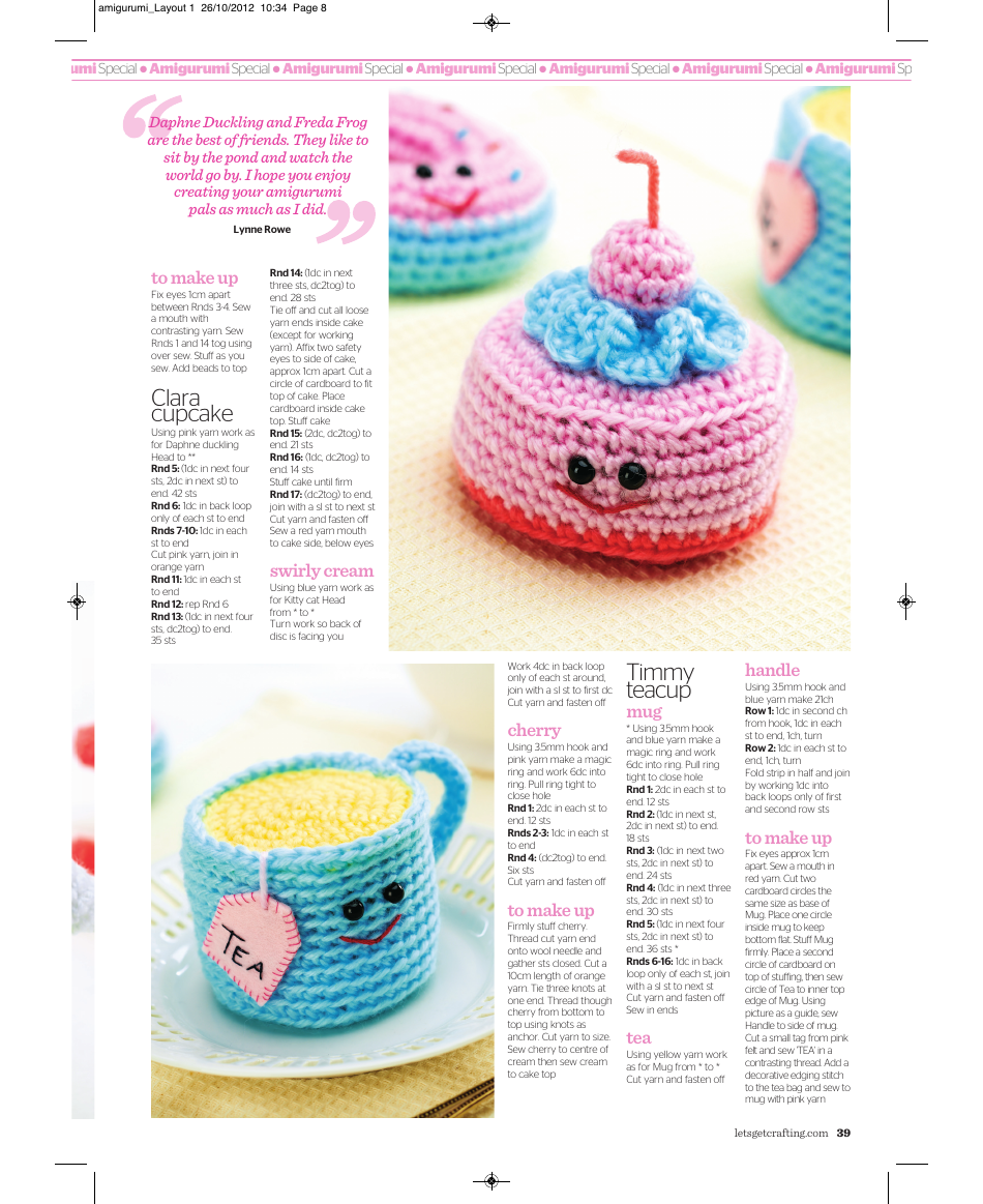 Cute Critter Amigurumi Crochet Patterns, Page 8