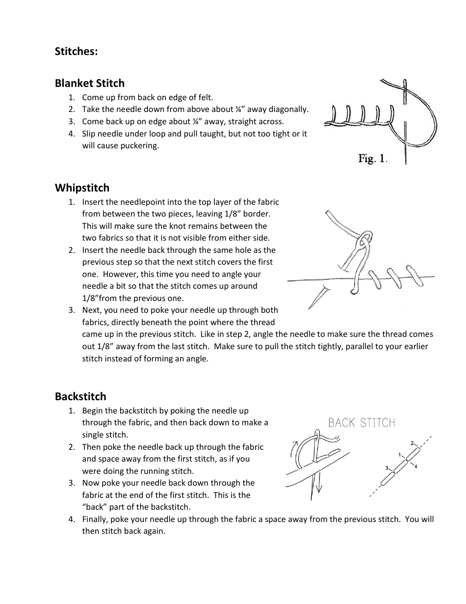 Teddy Bear Sewing Pattern Template, Page 5