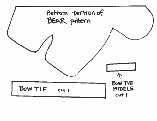 Teddy Bear Sewing Pattern Template, Page 7