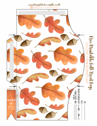Document preview: Fall Treat Bag Template