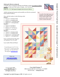 Basket Full of Turnovers Quilt Pattern, Page 2