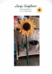 Document preview: Large Sunflower Knitting Pattern