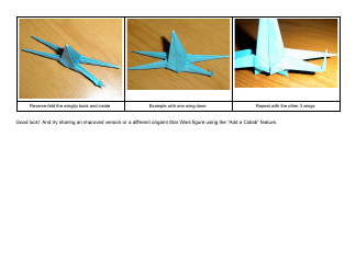 Origami X-Wing Fighter Guide, Page 7