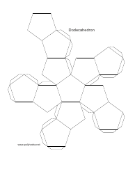 Dodecahedron Template Download Printable PDF | Templateroller