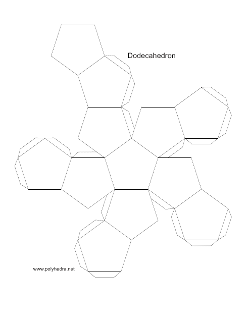 Dodecahedron Template Download Pdf