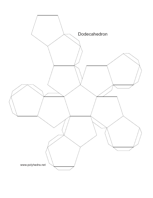 Dodecahedron Template